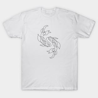 koi fish ying and yang T-Shirt